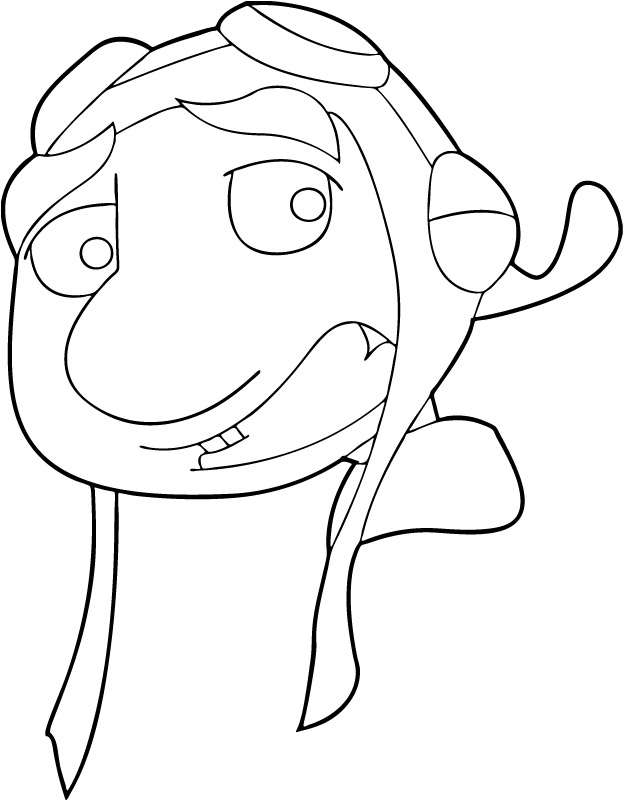 coloriage chasseur de dragons Gwizdo